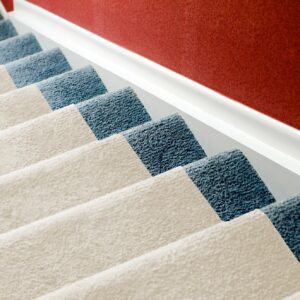 Non-Slip Carpet Stair & Floor Protector - Beige, 30' L x 30" W - Durable, Washable Low-Pile Protector for Carpeted Stairs, Floors, High-Traffic Areas, and Entryways